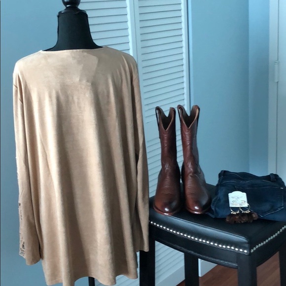 Style & Co Faux Suede Tunic - Picture 4 of 6